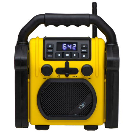 RADIO PORTABIL IPX54 BT, AUX AD 1911 ADLER [1]