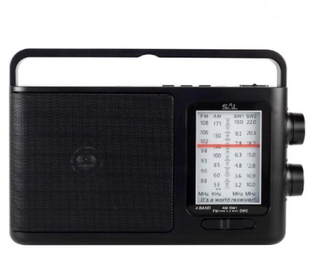 Radio portabil, MP3-BT, 4 benzi, AC/DC [1]