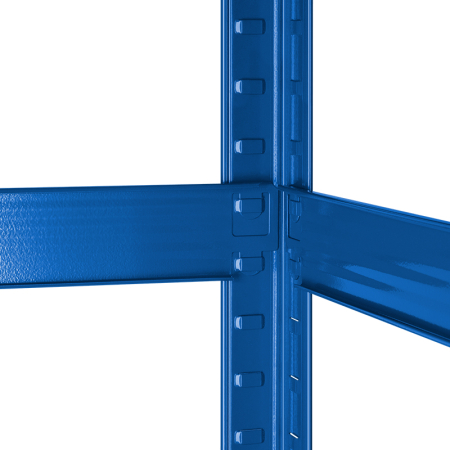 RAFT METALIC 5 POLITE 750K MDF 180X90X40 ALBASTRU REBEL [6]