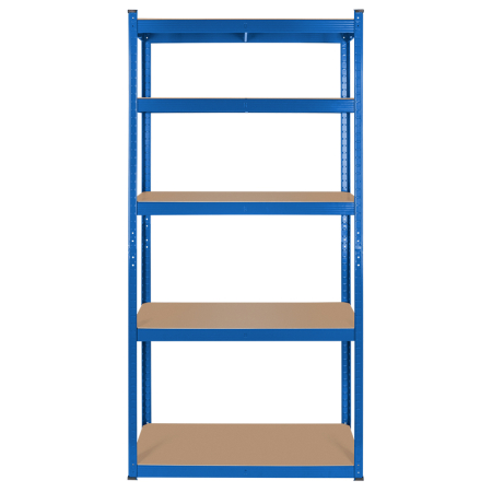 RAFT METALIC 5 POLITE 750K MDF 180X90X40 ALBASTRU REBEL [3]