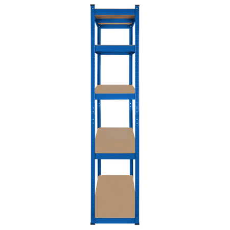 RAFT METALIC 5 POLITE 750K MDF 180X90X40 ALBASTRU REBEL [4]