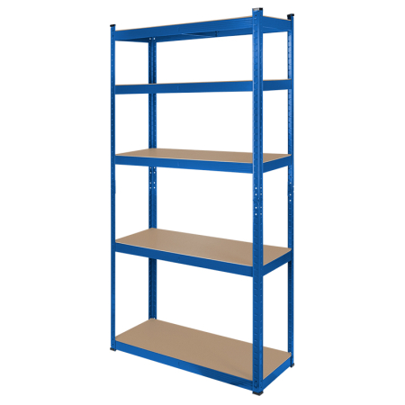 RAFT METALIC 5 POLITE 750K MDF 180X90X40 ALBASTRU REBEL [2]