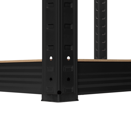 RAFT METALIC 5 POLITE 750KG MDF 180X90X40 NEGRU REBEL [8]