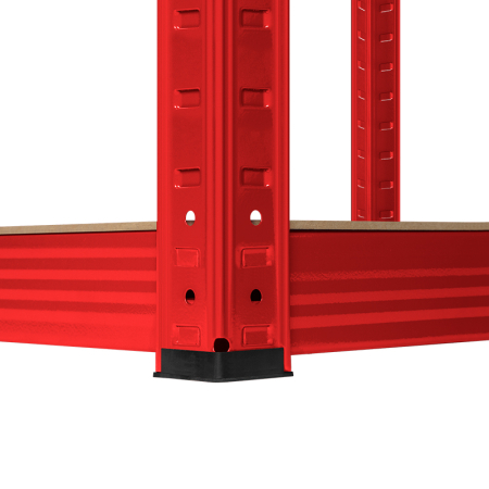 RAFT METALIC 5 POLITE 750KG MDF 180X90X40 ROSU REBEL [8]