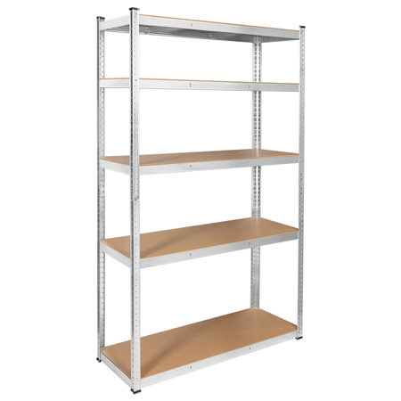 Piese Mobilier - RAFT METALIC 5 POLITE MDF 205X120X45 750KG REBEL