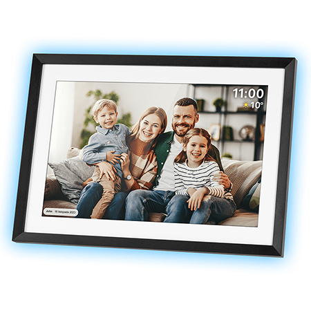 Tablete & accesorii - RAMA FOTO DIGITALA WIFI 10.1 FRAMEO AMBILIGHT KRUGER&MA