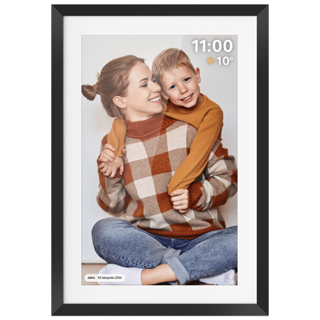 RAMA FOTO DIGITALA WIFI 10.1 FRAMEO AMBILIGHT KRUGER&MA [11]