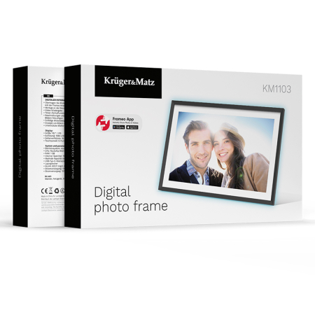 RAMA FOTO DIGITALA WIFI 10.1 FRAMEO AMBILIGHT KRUGER&MA [15]