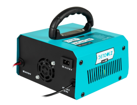 Redresor auto Detoolz, 120W 6V-12V 10A 10-150Ah CM [3]