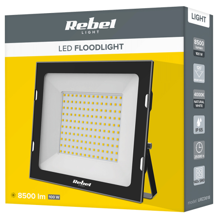 REFLECTOR LED 100W 4000K 230V REBEL [3]