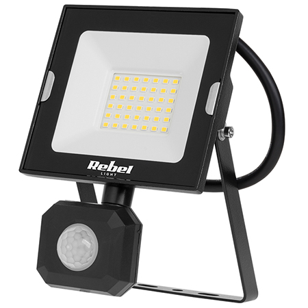 Reflectoare - REFLECTOR LED 30W 4000K CU SENZOR 230V REBEL