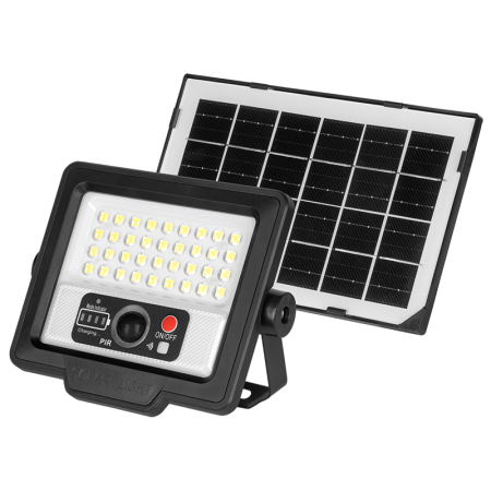 REFLECTOR LED 60W 6500 PANOU SOLAR 4W TELECOMANDA REBEL [1]