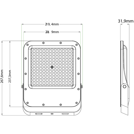 REFLECTOR LED IC 100W 4000K NIGHT PRO 100 [4]