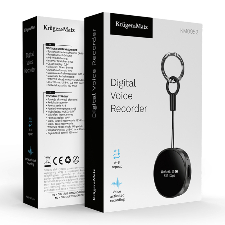 REPORTOFON DIGITAL 4GB 120MAH KRUGER&MATZ [10]