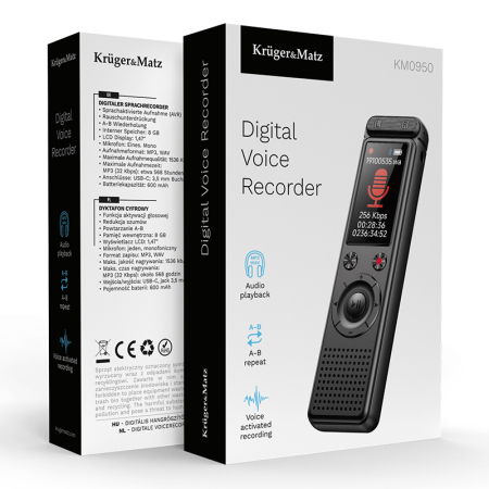 REPORTOFON DIGITAL 8GB 600MAH KRUGER&MATZ [12]