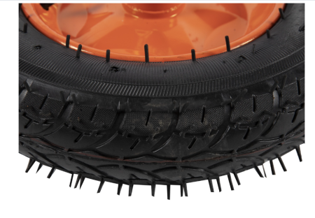 Roata roaba Micul Fermier 3.50-8, janta portocalie [1]