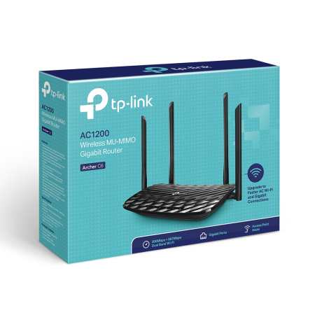 ROUTER WIRELESS GIGABIT AC1200 ARCHER C6 TP-LINK [6]