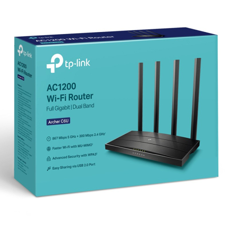 ROUTER WIRELESS GIGABIT ARCHER C6U USB TP-LINK [4]