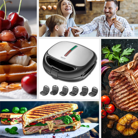SANDWICH MAKER 6 IN 1 1200W CR 3057 CAMRY [3]