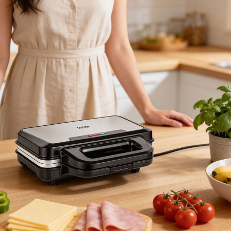 SANDWICH MAKER CERAMIC XXL 900W TEESA [9]