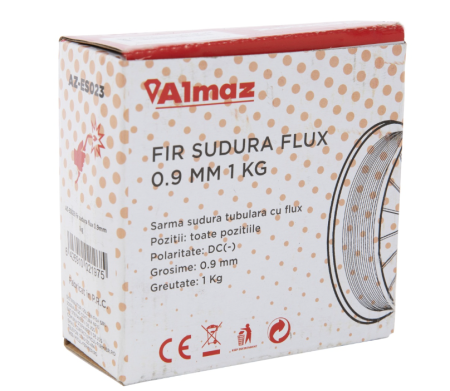 Sarma de sudura Almaz, cu flux, Ø0.9mm, greutate 1 Kg [1]