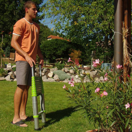 SCARA TELESCOPICA ALUMINIU 3.8M MAX 150KG FIELDMANN [2]