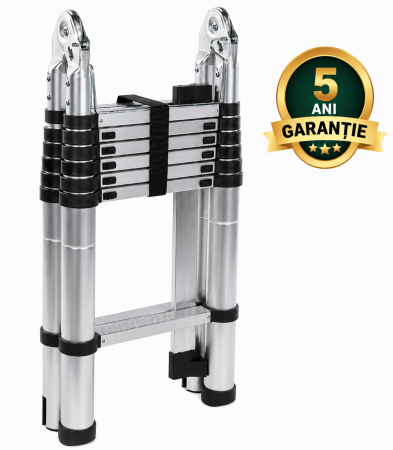 Gradina - Scara telescopica dubla 4.4m - 14 trepte