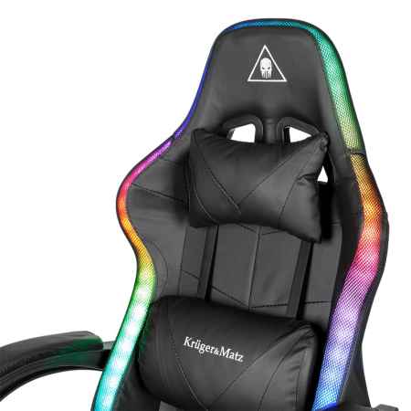 SCAUN GAMING GX-150 NEGRU LED KRUGER&MATZ [8]