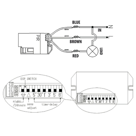 SENZOR PIR SENZOR EXTERN 800W 360 GRADE [3]