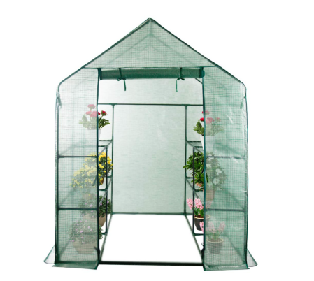 Sere și Solarii - Sera polietilena Micul Fermier 1.4x1.4x1.9m densitate 140g/mp rezistenta radiatii solare UV4