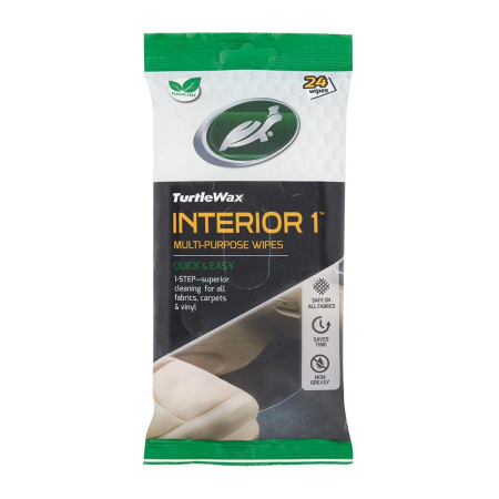 ULEIURI, LICHIDE SI CHIMICE - SERVETELE UMEDE AUTO PENTRU INTERIOR 25 BUC TURTLE WAX