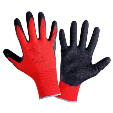 Protectie - SET 12 MANUSI LATEX POLIESTER 11 LAHTI PRO