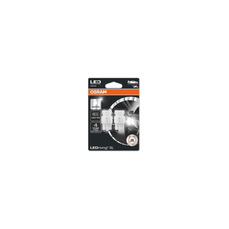 BECURI AUTO LED - SET 2 BECURI AUXILIARE CU LED 12V (W21/5W) WHITE 6000K BLI OSRAM