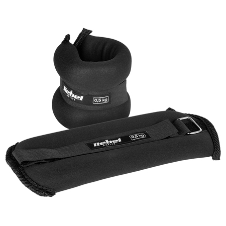 Fitness - SET 2 GREUTATI INCHEIETURA 2X0.5KG REBEL ACTIVE