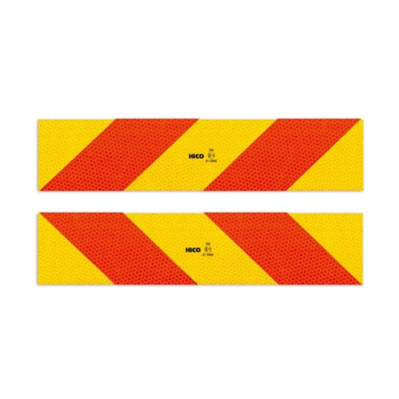 SISTEME DE AVERTIZARE - SET 2 PLACUTE REFLECTORIZANTE 565X132MM ALUMINIU RR.70.0 HICO