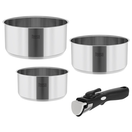 Echipamente Bucătărie - SET 3 OALE MANER DETASABIL COOK EXPERT TEESA