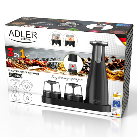 SET 3 RASNITE CONDIMENTE AD 4449B NEGRU ADLER [4]