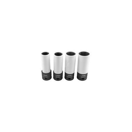 SCULE MECANICE - SET 4 TUBULARE DE IMPACT PENTRU JANTE DIN ALIAJ 1/2` JBM