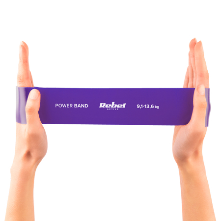 SET 5 BENZI ELASTICE LATEX MINI BAND 2-18KG REBEL ACTIV [4]