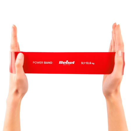 SET 5 BENZI ELASTICE LATEX MINI BAND 2-18KG REBEL ACTIV [4]