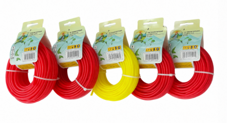 Trimmere electrice si acumulatori - SET 5xFir trimmer rotund 4MMx15M