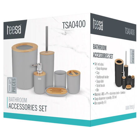 SET 6 ACCESORII BAIE GRI TEESA [12]