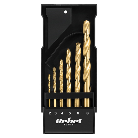 SET 6 BURGHIE METAL HSS 2-8MM REBEL [2]