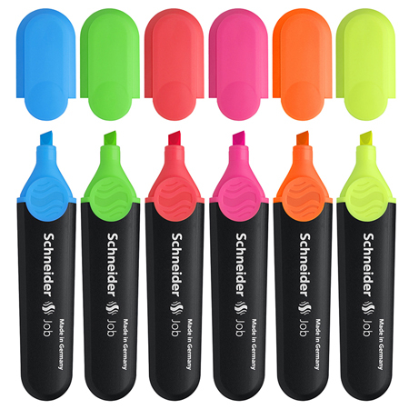 Papetarie - SET 6 EVIDENTIATOARE NEON SCHNEIDER