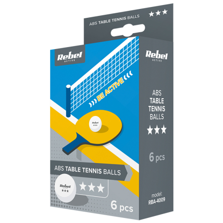 SET 6 MINGI TENIS DE MASA PING PONG REBEL ACTIVE [2]