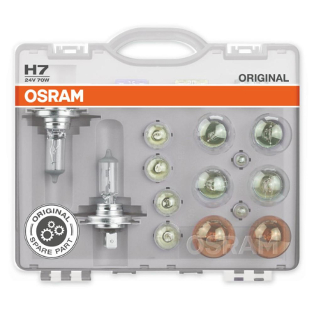 SISTEMUL DE ILUMINARE - SET BECURI AUTO DE REZERVA CAMION 24V H7 OSRAM