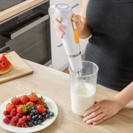 SET BLENDER DE MANA 2 VITEZE 600W ALB SENCOR [3]