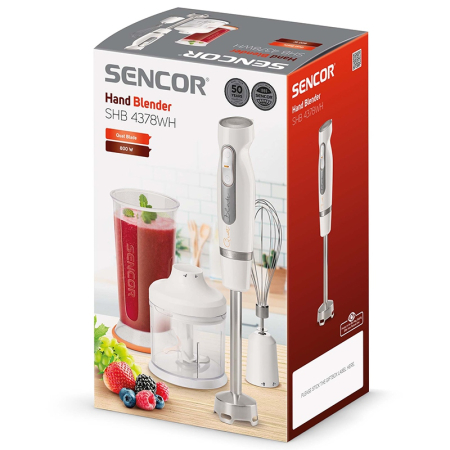 SET BLENDER DE MANA 2 VITEZE 800W ALB SENCOR [11]
