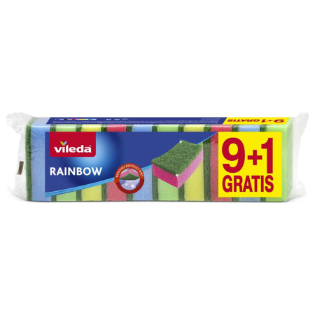 SET BURETI BUCATARIE RAINBOW 10BUC VILEDA [1]