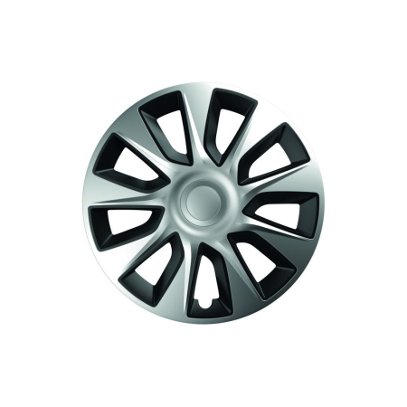 CAPACE CENTRALE - SET CAPACE ROTI 14` SILVER&BLACK STRATOS